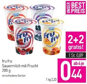 fru fru Sauermilch mit Frucht 200 g