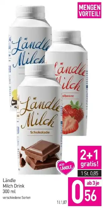 Sutterlüty Ländle Milch Drink 300 ml Angebot