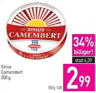 Sutterlüty Sirius Camembert 300g Angebot
