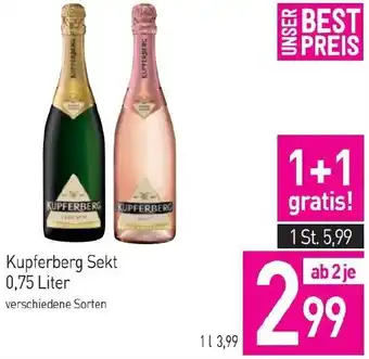 Sutterlüty Kupferberg Sekt 0.75 Liter Angebot