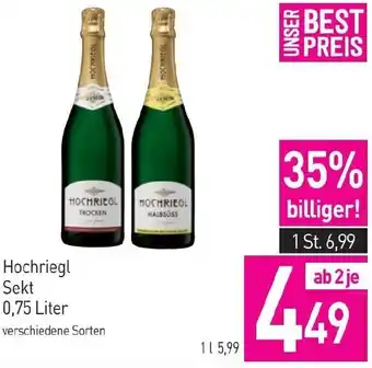 Sutterlüty Hochriegl Sekt 0.75 Liter Angebot
