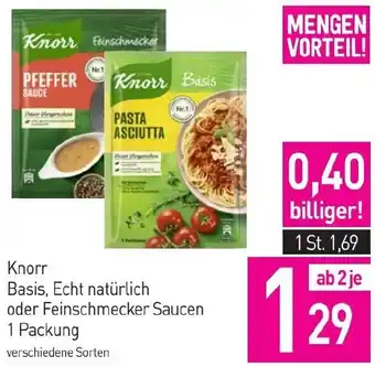 Sutterlüty Knorr Basis, Echt natürlich oder Feinschmecker Saucen Angebot