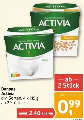 ADEG Danone Activia 4 x115 g Angebot