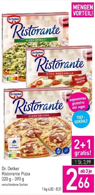 Sutterlüty Dr. Oetker Ristorante Pizza 320 g - 390 g Angebot