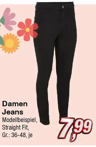 KiK Damen Jeans Modellbeispiel, Straight Fit, Gr.: 36-48 Angebot