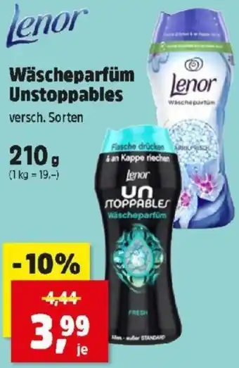 Thomas Philipps Lenor Wäscheparfüm Unstoppables 250 g Angebot