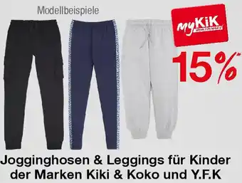 KiK Jogginghosen & Leggings für Kinder der Marken Kiki & Koko und Y.F.K Angebot