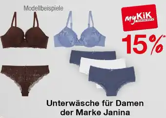 KiK Unterwäsche für Damen der Marke Janina Angebot