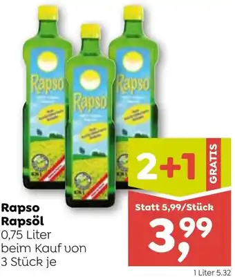 ADEG Rapso Rapsöl 0.75 Liter Angebot