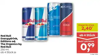ADEG Red Bull Energydrink, Editions od. The Organics by Red Bull Angebot