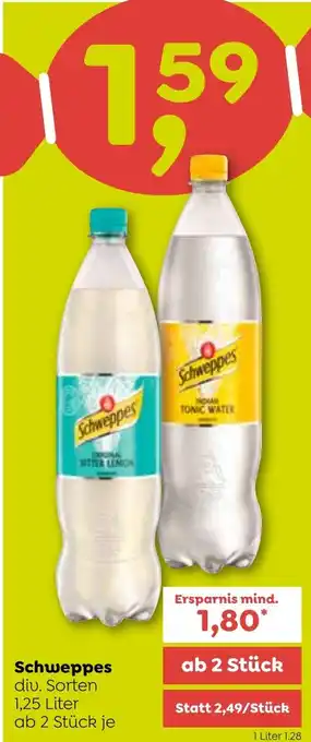 ADEG Schweppes 1.25L Angebot