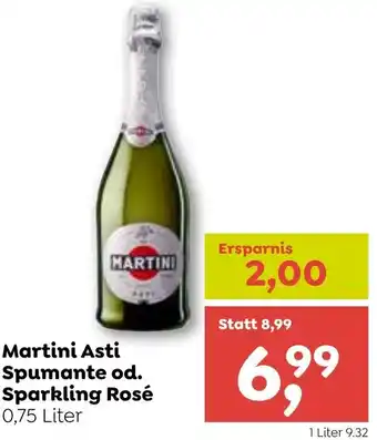 ADEG Martini Asti Spumante od. Sparkling Rosé 0.75 Liter Angebot