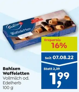 ADEG Bahlsen Waffeletten 100g Angebot