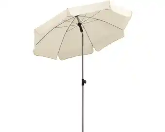 Hornbach Sonnenschirm Schneider Locarno Ø 150 cm H 220 cm natur Angebot