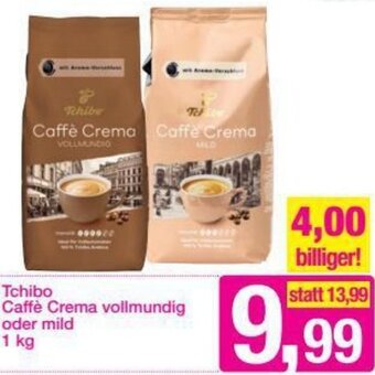Sutterlüty Tchibo Caffé Crema Vollmundig Oder Mild 1 Kg Angebot
