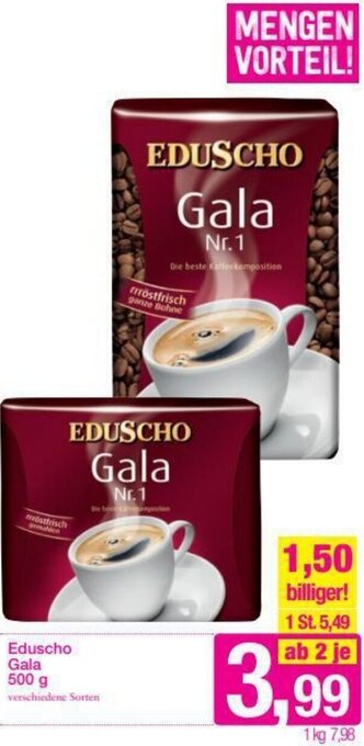 Sutterlüty Eduscho Gala 500g Angebot