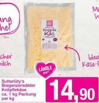 Sutterlüty Sutterlürty's Bregenzerwälder Knöpflekäse Angebot