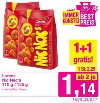 Sutterlüty Lorenz Nic Nac's 110/125g Angebot