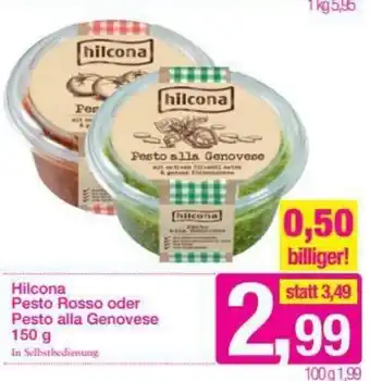 Sutterlüty Hilcona Pesto Rosso Oder Pesto Alla Genovese 150g Angebot