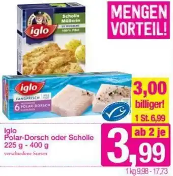 Sutterlüty Iglo Polar-Dorsch Oder Scholle 225-400g Angebot