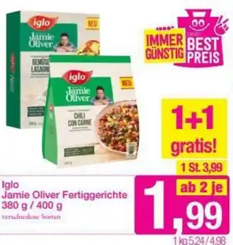Sutterlüty Iglo Jamie Oliver Fertiggerichte 380/400g Angebot