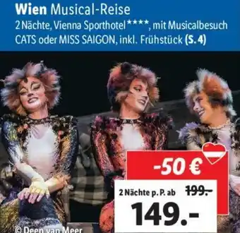 Lidl Wien Musical-Reise Angebot