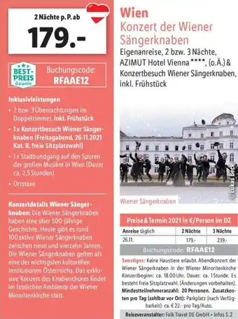 Lidl Wien Konzert Der Wiener Sängerknaben Angebot