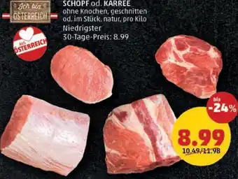PENNY SCHOPF od. KARREE Angebot