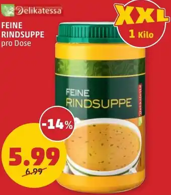 PENNY FEINE RINDSUPPE pro Dose Angebot