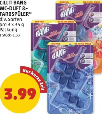 PENNY CILLIT BANG WC-DUFT &-FARBSPÜLER Angebot