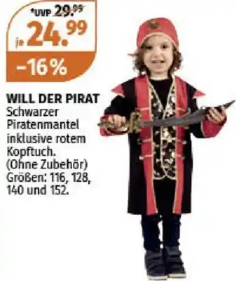 Müller WILL DER PIRAT Angebot