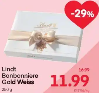 MPreis Lindt Bonbonniere Gold Weiss Angebot