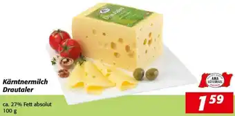 Nah&Frisch Kärntnermilch Drautaler 100g Angebot