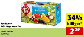 Nah&Frisch Teekanne Früchtegarten Tee Angebot