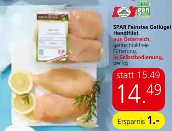 Strasser Markt SPAR Feinstes Geflügel Hendlfilet Angebot