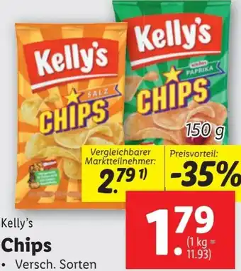 Lidl Kelly's Chips Angebot