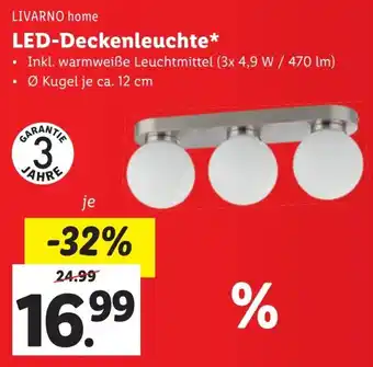 Lidl LED-Deckenleuchte Angebot