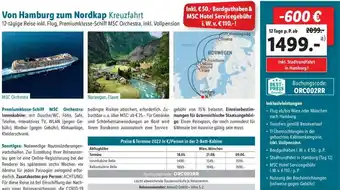 Lidl Von Hamburg Zum Nordkap Kreuzfahrt Angebot