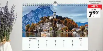 Lidl Wandkalender A3 Digitaldruck Angebot