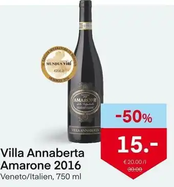 MPreis Villa Annaberta Amarone 2016 750ml Angebot