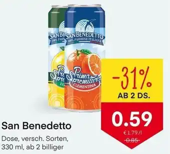 MPreis San Benedetto 330 ml Angebot