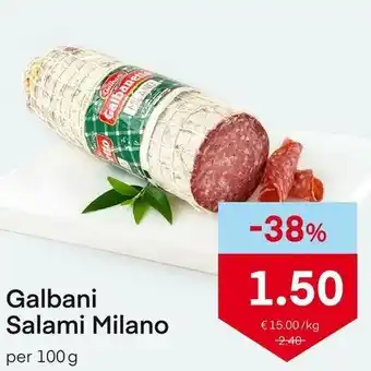MPreis Galbani Salami Milano 100g Angebot