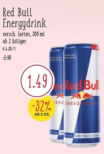 MPreis Red Bull Energydrink Angebot