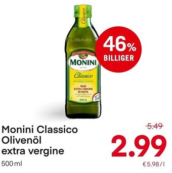 MPreis Monini Classico Olivenöl Extra Vergine 500ml Angebot
