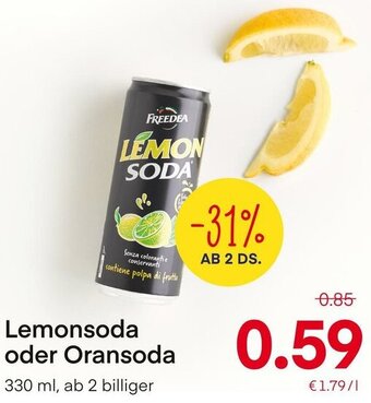 MPreis Lemonsoda Oder Oransoda 330ml Angebot