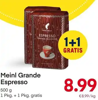 MPreis Meinl Grande Espresso 500g Angebot