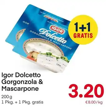 MPreis Igor Dolcetto Gorgonzola & Mascarpone 200g Angebot