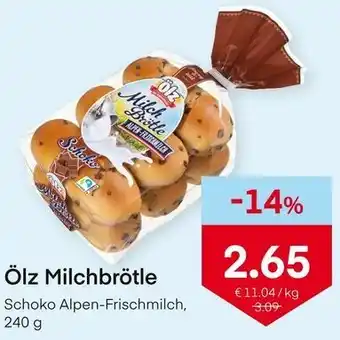 MPreis Ölz Milchbrötle 240 g Angebot