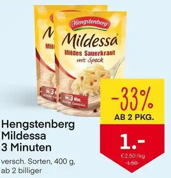 MPreis Hengstenberg Mildessa 3 Minuten 400g Angebot