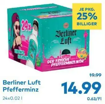 T&G Berliner Luft Pfefferminz T&G 24 Flaschen 1 Packung Angebot